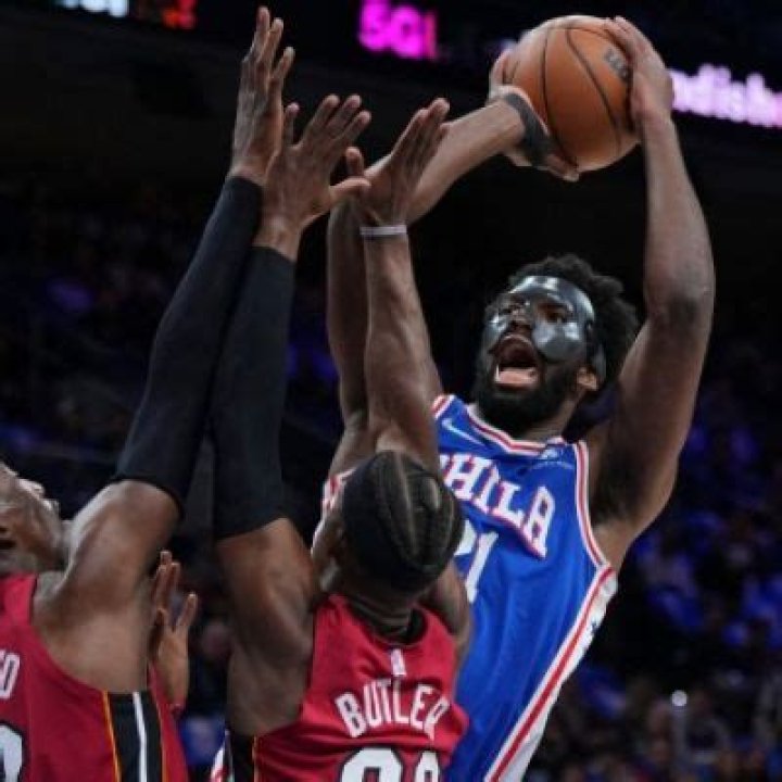 Heat stuns 76ers on low scoring night from Embiid