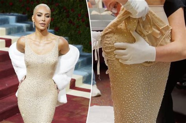 Here’s why Kim Kardashian switched her Marilyn Monroe dress for a replica after walking the Met Gala red carpet