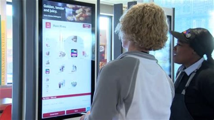 High-tech experience at fast food chain