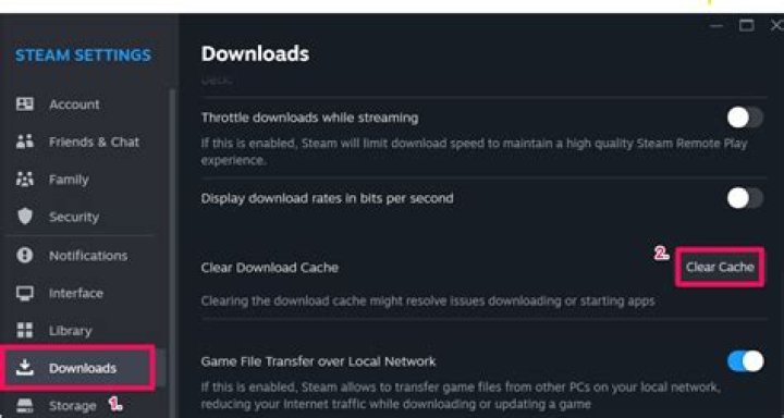 How (and When) to Clear the Download Cache in Steam