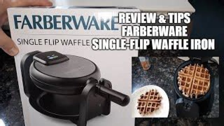 How do you make waffles with a Farberware waffle maker?