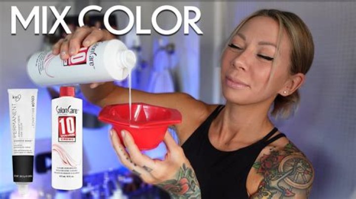 How much hair color do you mix with developer?