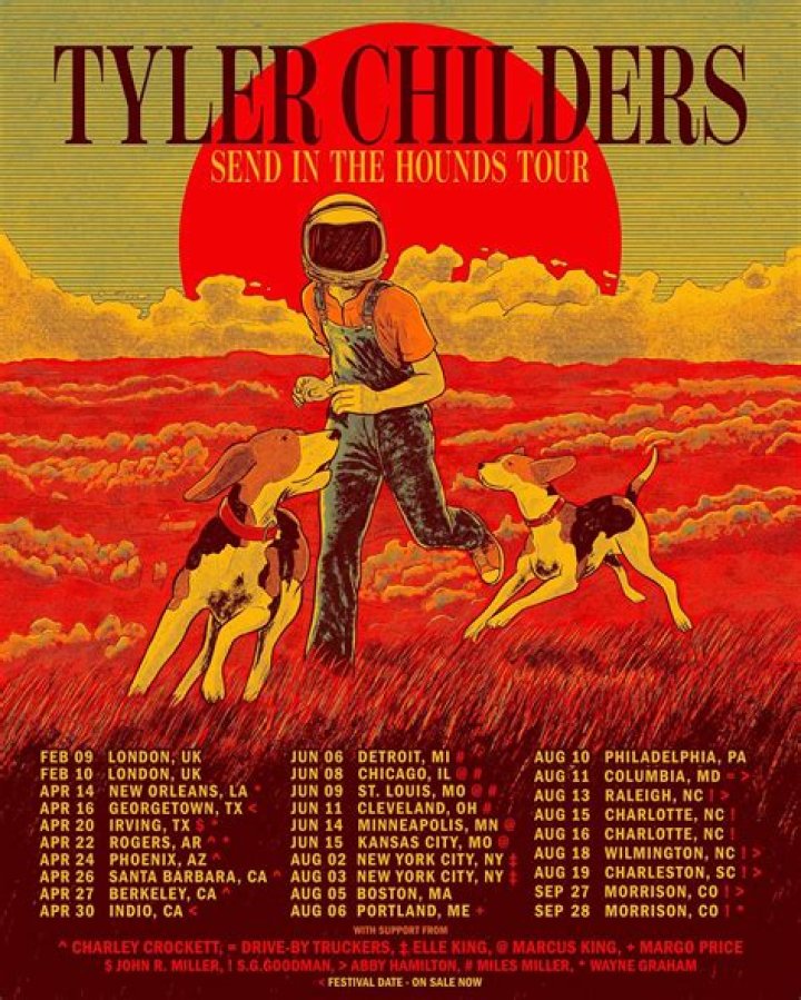 How much Tyler Childers' 2023 tour tickets cost and where to buy
