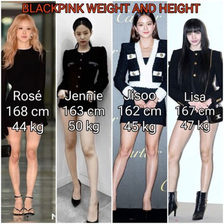 How tall is rose blackpink?