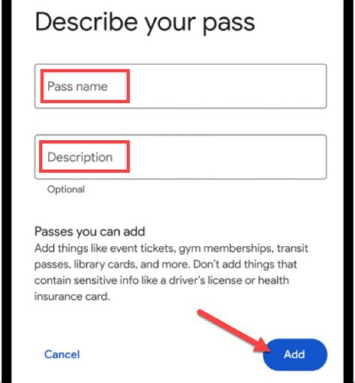 How to Add Any Card or Pass to Google Wallet
