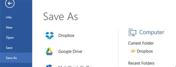 How to Add Dropbox (and other cloud services) to Office 2013