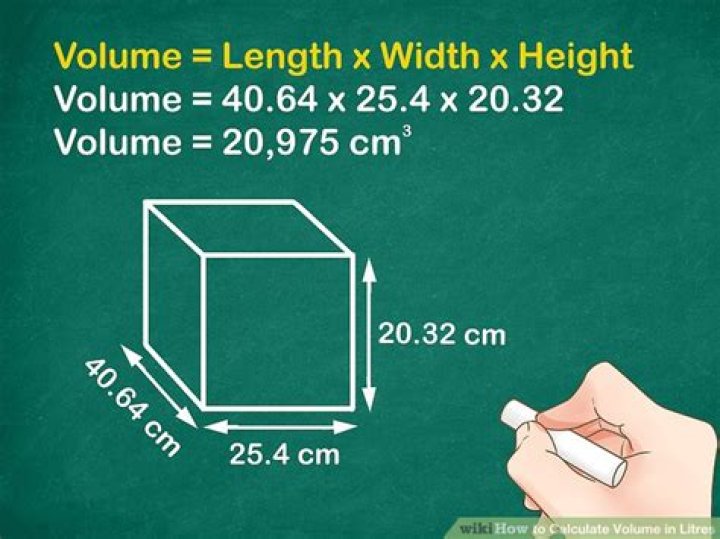 How to Calculate Volume in Litres