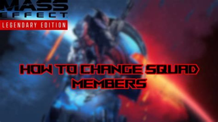 How to Change Squad Members