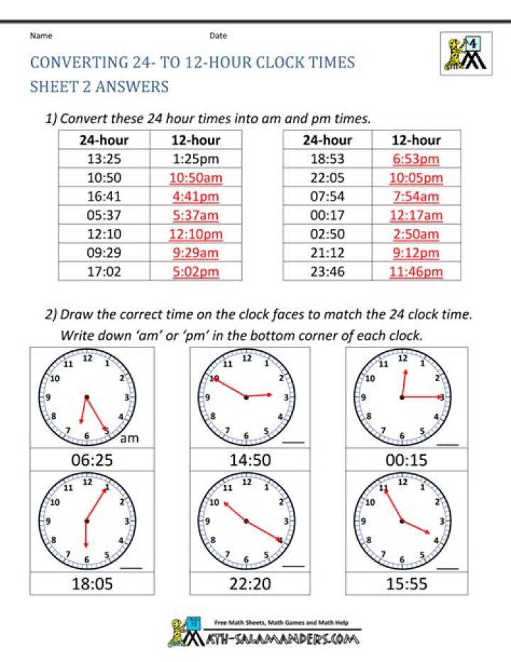 How to convert from 24 hour to 12 hour time