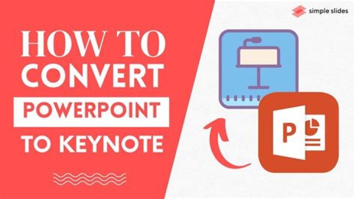 How to convert keynote presentations to microsoft powerpoint