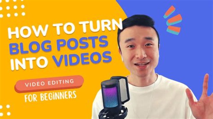 How to create a video blog