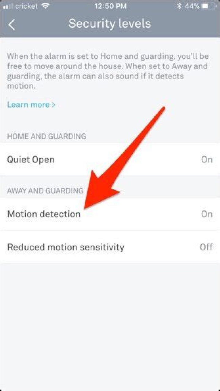 How to customize nest secure’s alarm levels
