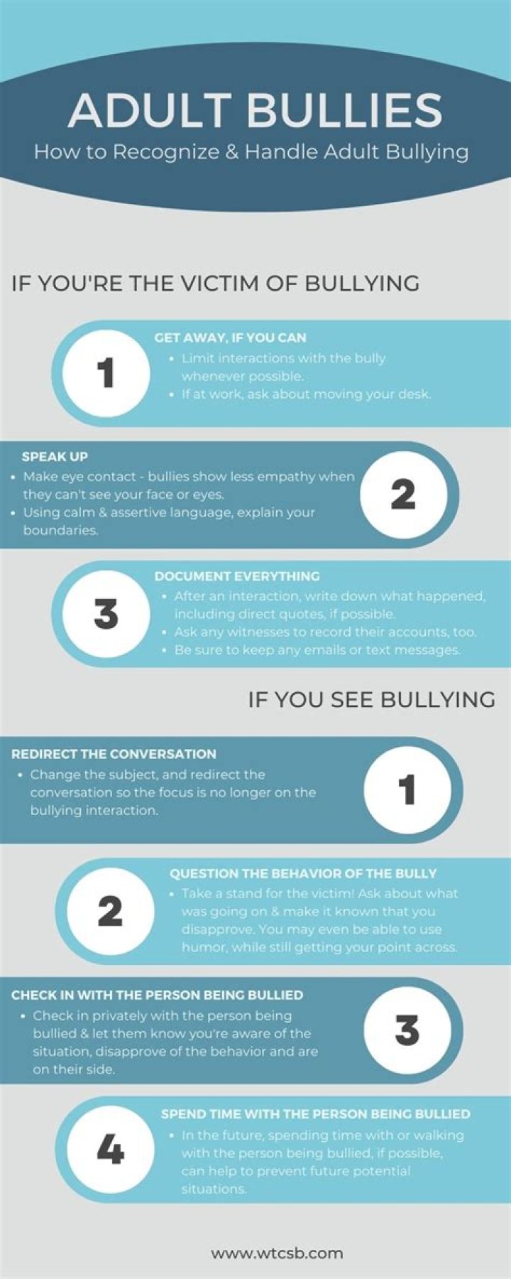 How to deal with bullying neighbours