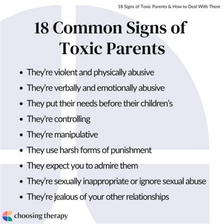 How to deal with toxic parents