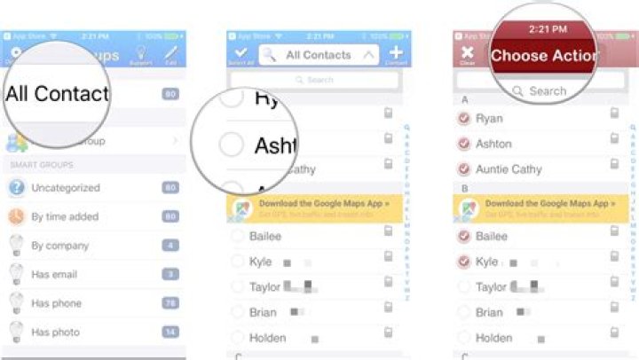 How to delete contacts from your iphone