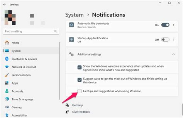 How to Disable Tips and Suggestions Notifications on Windows 11