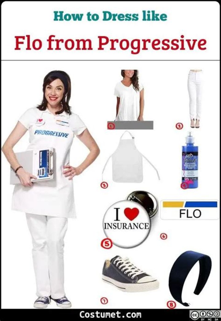 How To Dress Like Flo From Progressive For Halloween