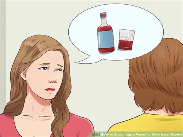 How to encourage a parent to drink less alcohol