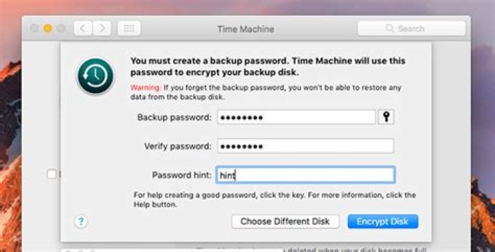 How to encrypt your mac’s time machine backup