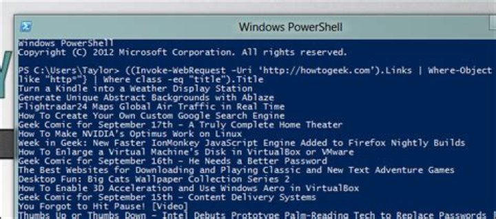 How to Extract Links Off Any Webpage Using PowerShell