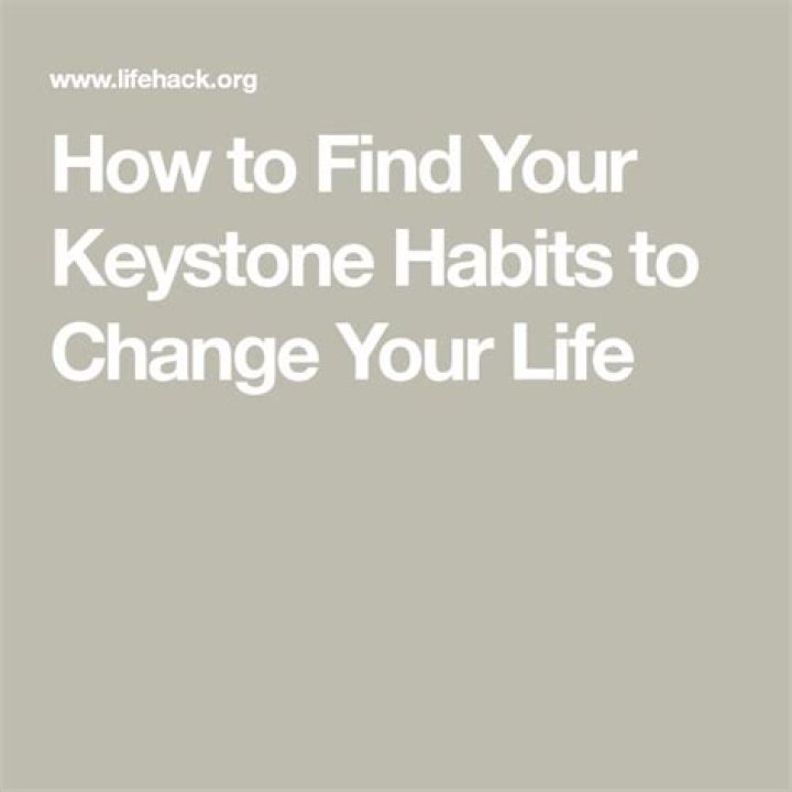 How to find the best keystone habits to change your life