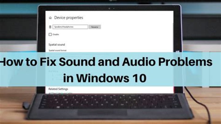 How to fix sound problems in windows 10