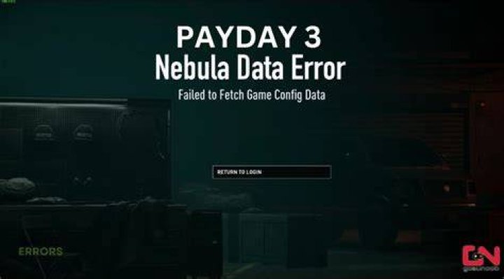 How To Fix the Nebula Data Error in Payday 3