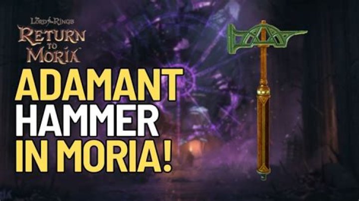 How To Get Adamant Hammer in Return to Moria