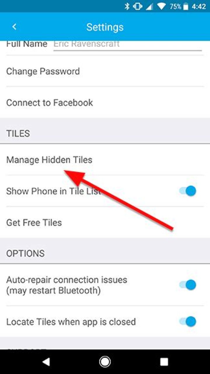 How to Hide, Transfer, Replace, or Delete a Tile Tracker From Your Account