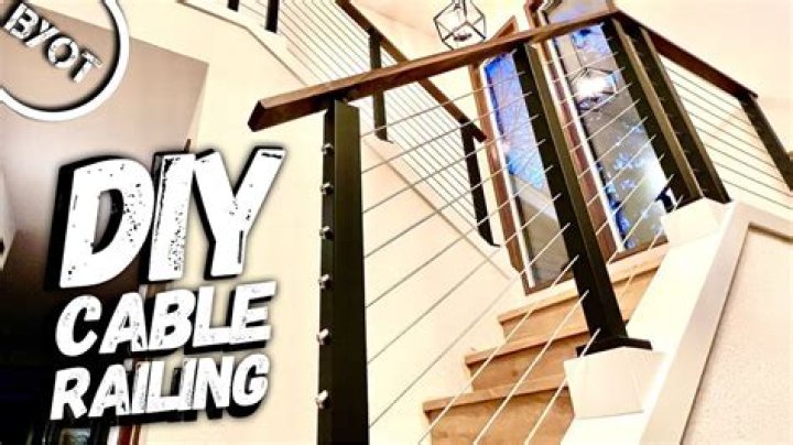 How to install cable railing