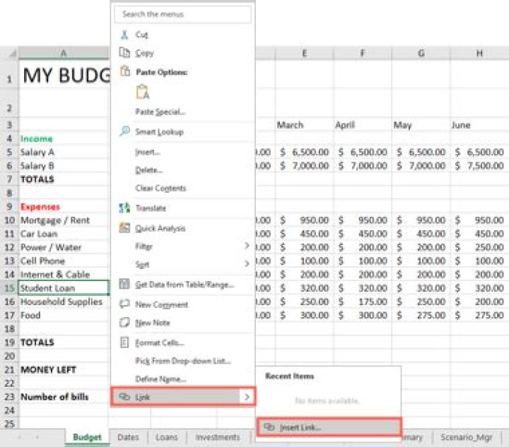 How to Link to Another Sheet in Microsoft Excel