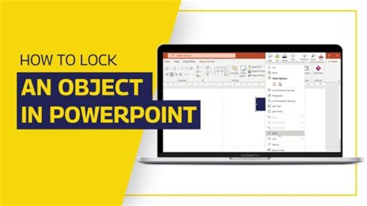 How to Lock an Object's Position in Microsoft PowerPoint