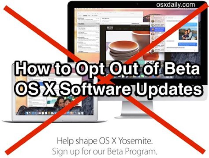How to make os x beta updates stop showing up in the app store