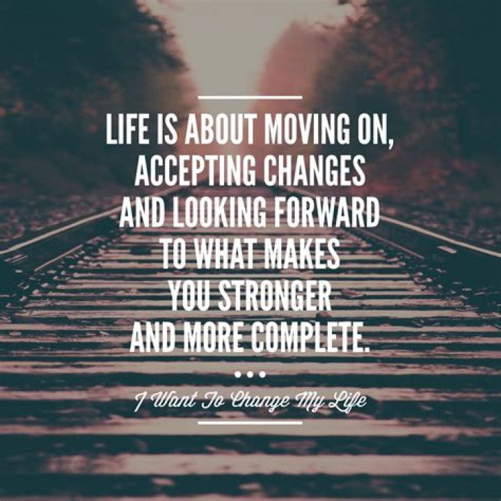 How to move on in life