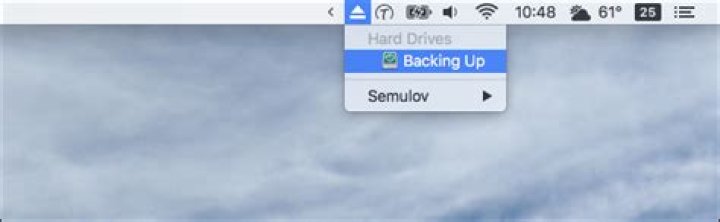 How to quickly unmount external drives from the macos menu bar