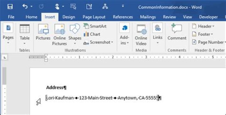 How to reference text from other documents in microsoft word