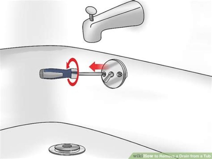 How to remove a drain from a tub