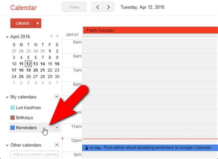 How to Remove the New Reminders in Google Calendar