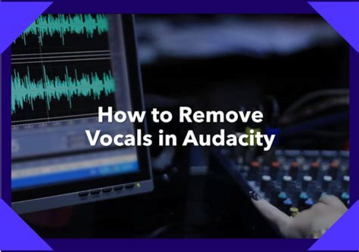 How to remove vocals from music tracks using audacity