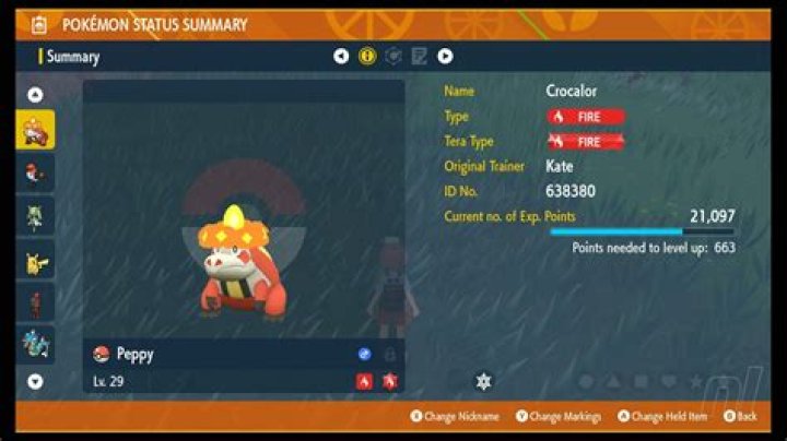 How to Rename your Pokémon in Pokémon Scarlet and Violet