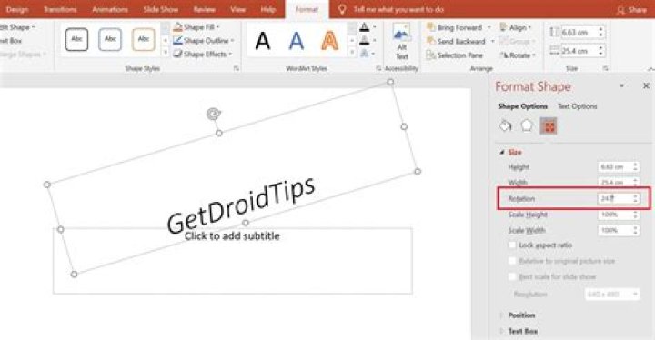 How to Rotate Text in Microsoft PowerPoint