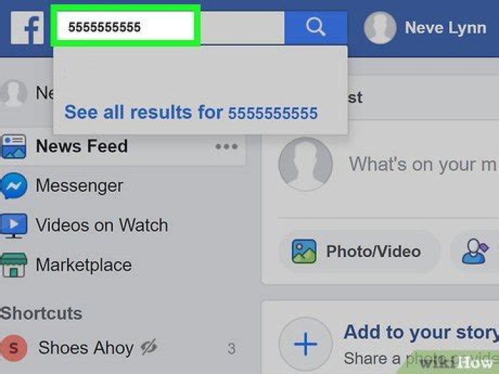 How to search a phone number on facebook
