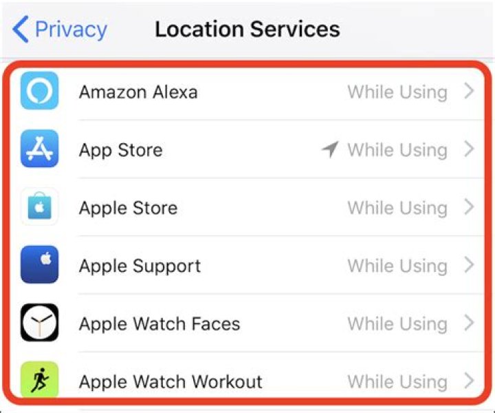 How to see which apps are tracking your location on iphone