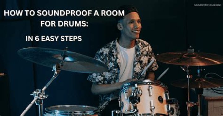 How to Soundproof a Room For Drums?