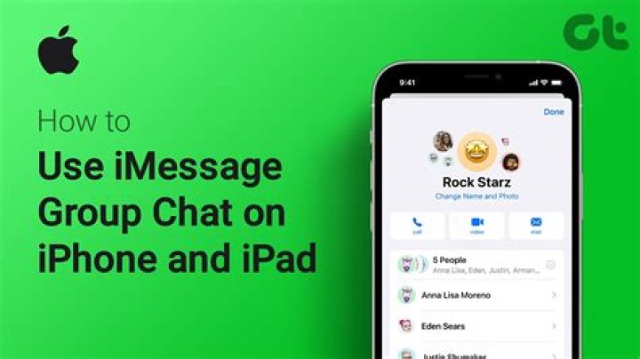 How to start a group chat in imessage on iphone and ipad