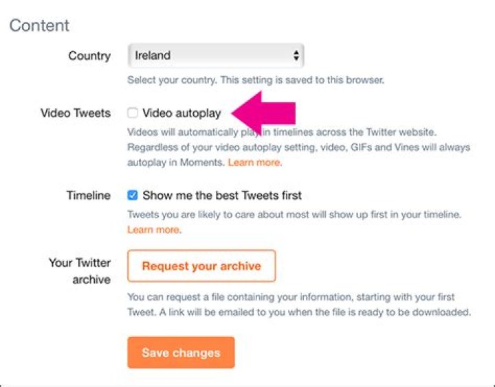 How to stop twitter videos from autoplaying