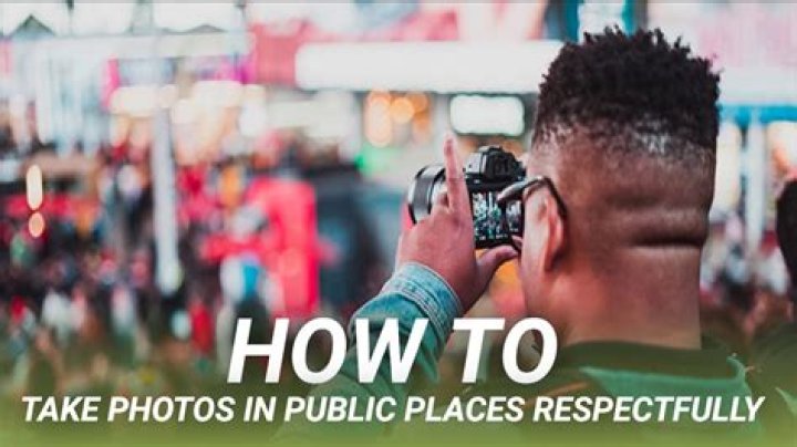 How to take photos in public places respectfully