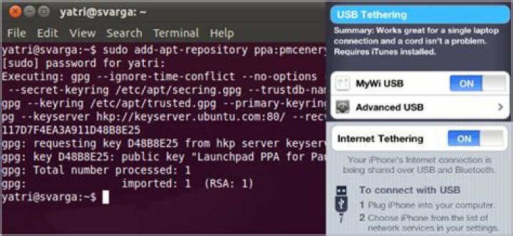 How to tether your iphone to your linux pc