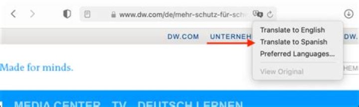 How to translate web pages in safari on mac