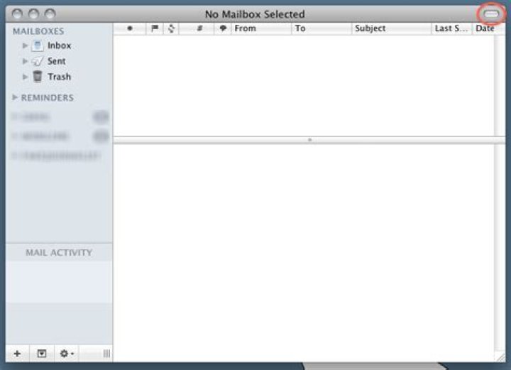 How to trim the clutter and set up a minimal mail. app in mac os x